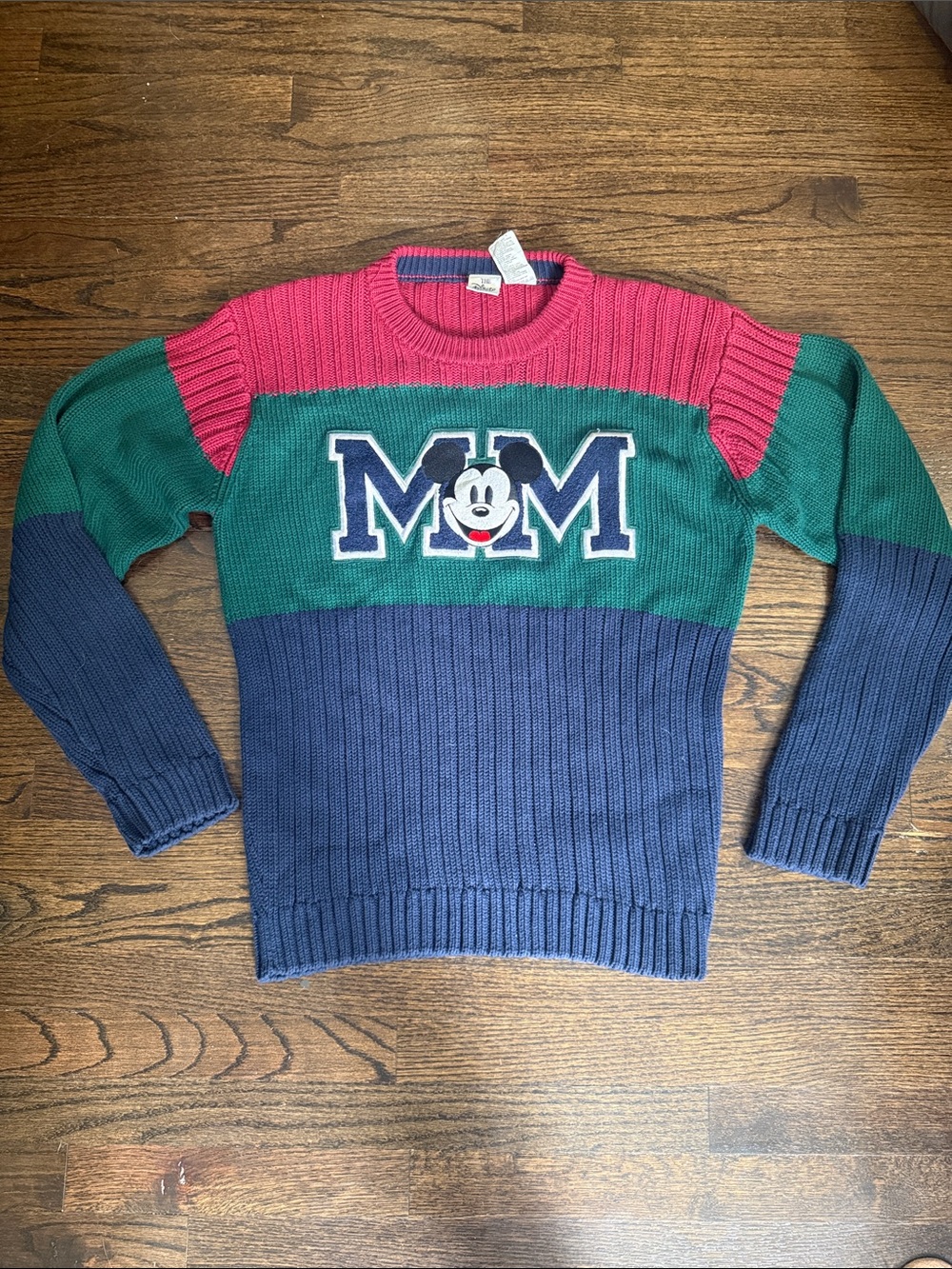 Vintage Disney Store Mickey Sweater Size Large
